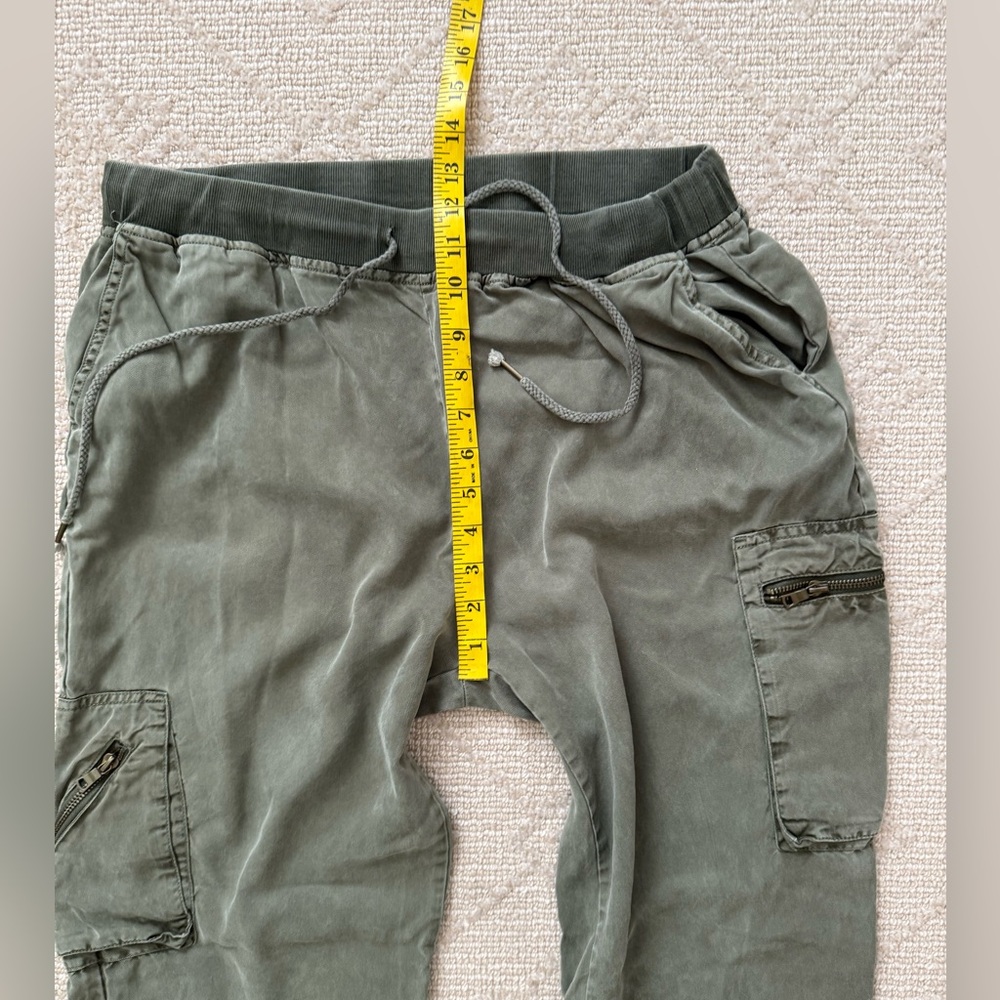 YOUNG, FABULOUS & BROKE Olive Green Cargo Jogger Pants - Picture 6 of 14